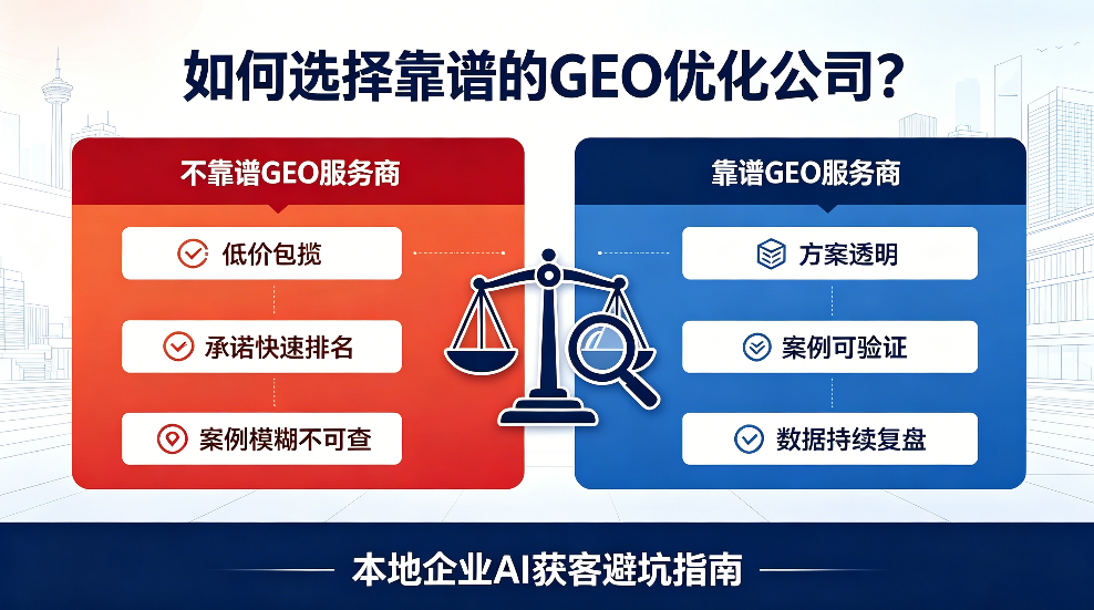 巴彦淖尔市如何选择靠谱的GEO优化公司？本地企业AI获客避坑指南